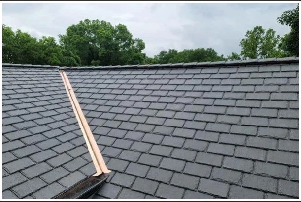 New shingles being installed